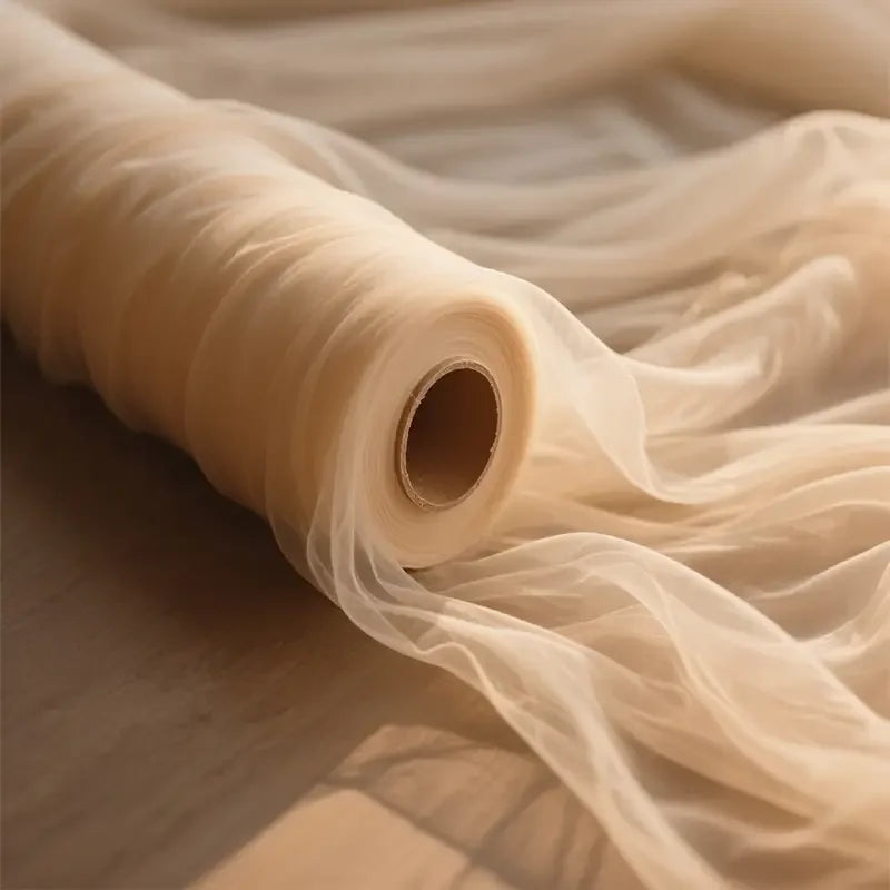 Tulle Fabric for Wedding Christmas Decorations DIY White Tutu Baby Shower Table Skirt Ceiling Decor Birthday Party Craft Supplie