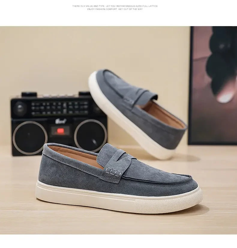 Daily Comfort Loafers Breathable Construction Dissipate Heat, Lightweight Build Lower Burden for Tired-Free Daily Movement
