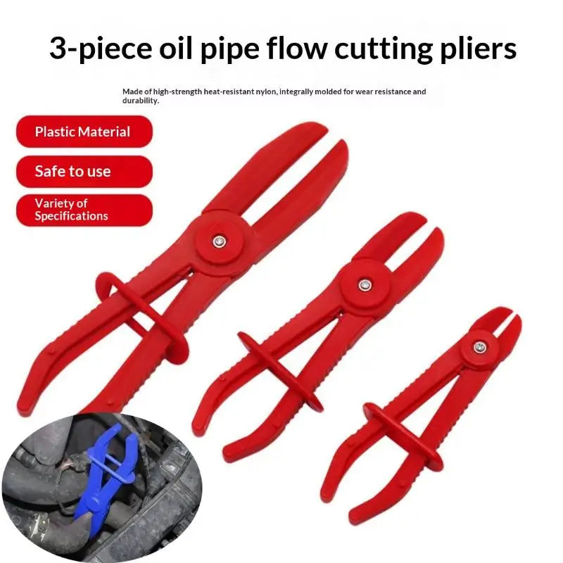 New NEW 1/3Pcs Brake Fuel Water Line Clamp Plier Hands Free Tool Nylon Hose Clamp Tool Set Car Repair Tools Hose Pliers