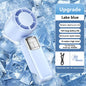 199 High Speed Handheld Fan 3000MAH Cooling Ice Cooler Rechargeable USB Brushless Motor  Jet Fan for Outdoor Travel Office