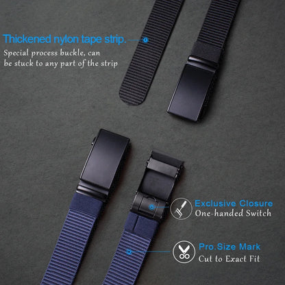 Automatic Buckle Light Comfortable Nylon Military Belt Outdoor Hunting Multifunctional Tactical Canvas Belt High Quality Men Bel