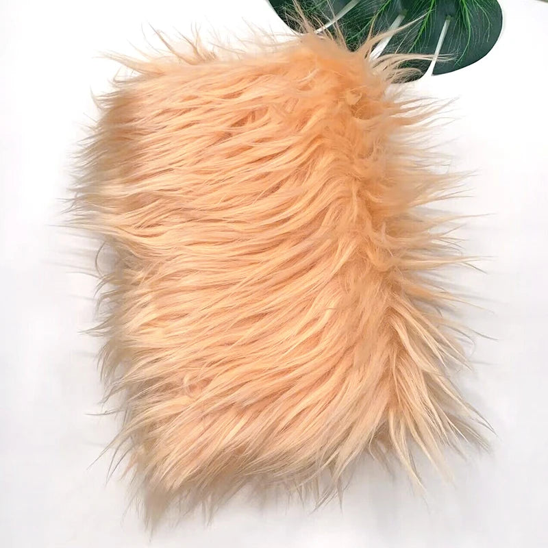 8cm Pile Length Imitation Fur Fabric Diy Cosplay Clothing Hairy Fur Fabric Bundle Long Hair Plush Fabrics By Meters Liquidations