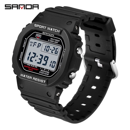SANDA Fashion Top Brand G Style Digital Men's Watch Luxury Military Sport Waterproof Alarm Stopwatch Clock Men Relogio Masculino