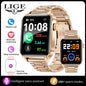 LIGE Smartwatch dla mężczyzn i kobiet Luksusowy Wodoszczelny Zegarek Sportowy z Pełnym Ekranem Dotykowym Smartwatch Fitness dla Xiaomi Huawei Android iOS iPhone