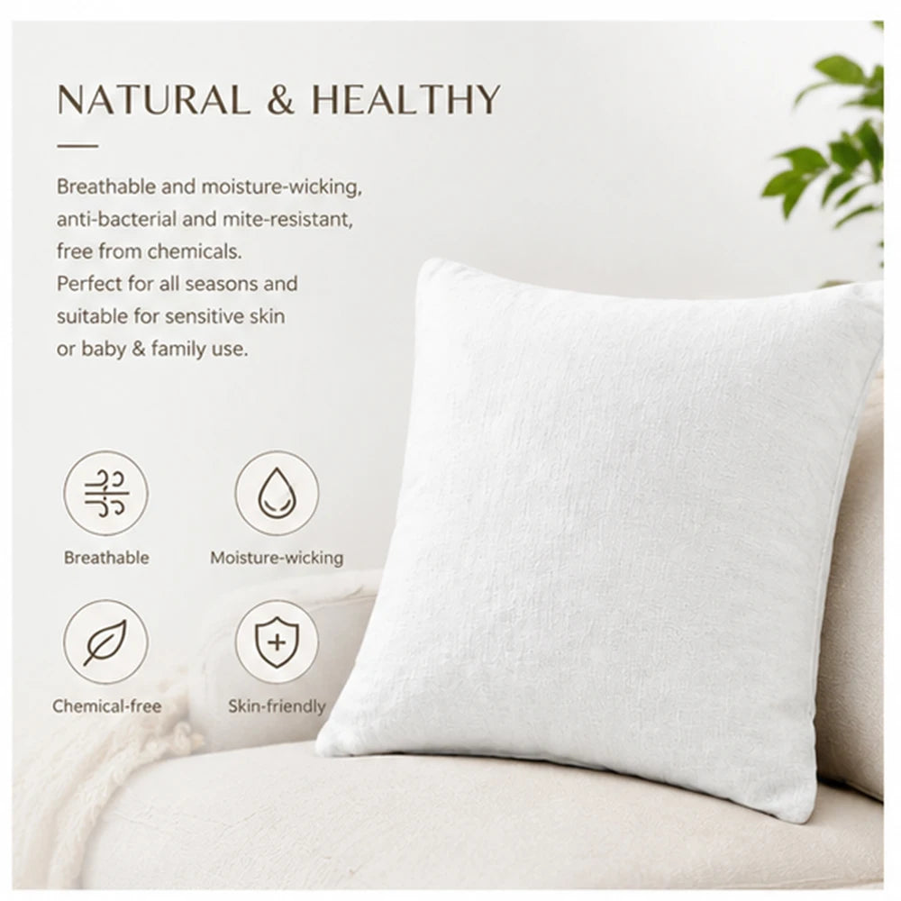 E-Enrique Iglesias-S Cushion Cover Linen Double-sided Printed Cushion Cover, sofa pillow case，Nordic Home Decor