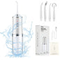 Water Dental Flosser Pick Cordless Oral Irrigator Rechargeable Travel Irrigation Cleaner Electric Flossing for Teeth Cleaning