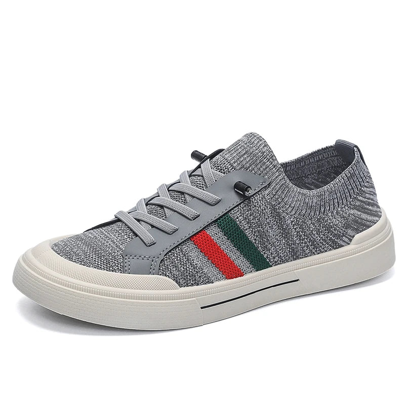 Men's breathable mesh casual shoes  summer lightweight soft soled comfortable outdoor walking shoes youth versatile trendy shoes