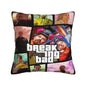 Saul Goodman Actor Square Pillow Case Breaking Bad Cushion Covers Customized Zippered Decorative Pillowcase for Sofa 40*40cm