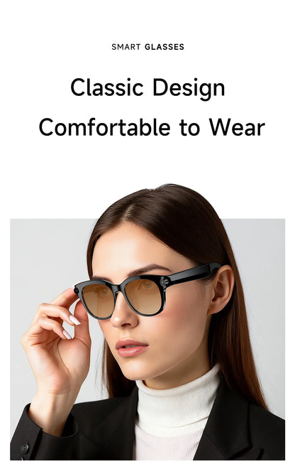 Lenovo Smart AI Glasses 8K 1600W Camera Record Bluetooth Calling Music Player Sunglasses Color Change AI Translation Glasses Men