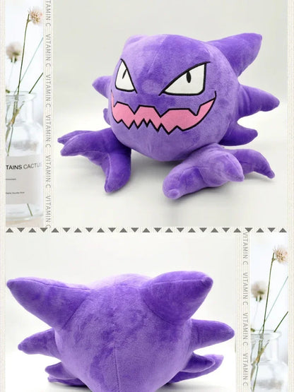 Pokemon Kawaii Gengar Haunter Soft Plush Toys Anime Fire Breathing Dragon Psyduck Pikachu Stuffed Peluche Dolls Birthday Gift