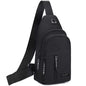 1 adjustable men's and women's crossbody bag sports chest bag, durable travel and hiking backpack chest bag