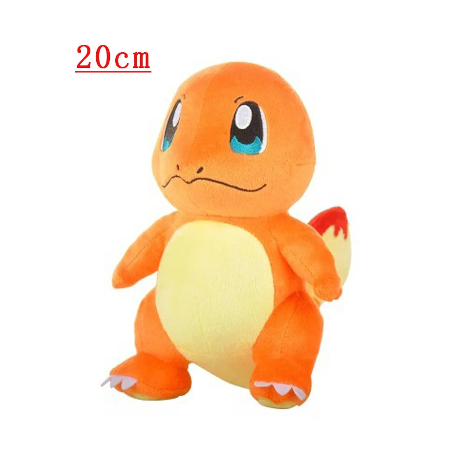 HOT 16cm-20cm Pokemon Stuffed Plush Toys Kawaii Charmander Pikachu Raichu Jenny Turtle Anime Doll Kids Birthday Christmas Gift==