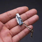 Mini Folding Knife Pendant Keychains Outdoor Hiking Camping Portable Penknife Keyrings Peel Fruit Tools Small Gifts Souvenir