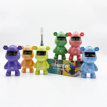 1 PCS 510 threaded battery preheating and voltage regulating LED screen display cartoon heating soldering iron