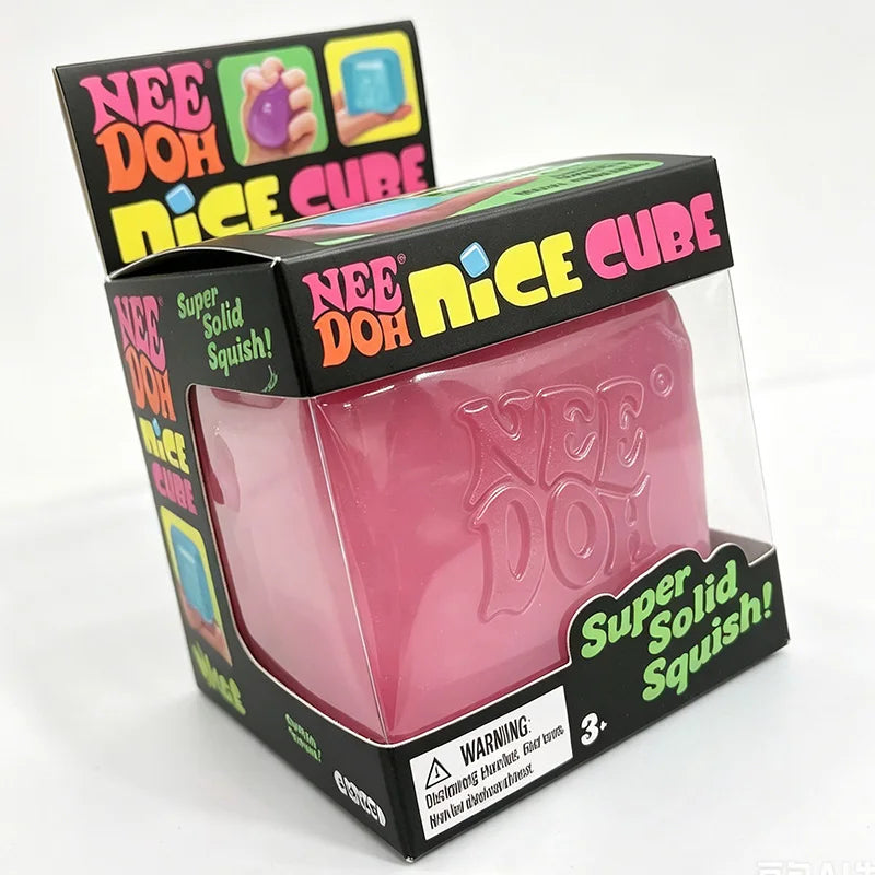말랑이Schylling Needoh Nice Cube Sensory Nice Cube Stress Relief Squishy Cube Anti-Anxiety Squeeze Object For Focus ADHD Population