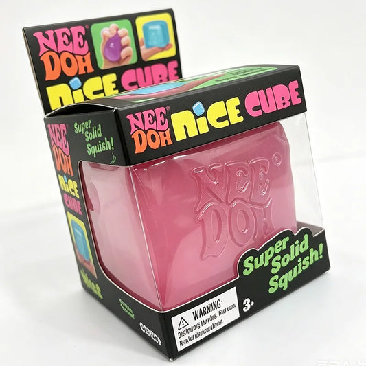 말랑이Schylling Needoh Nice Cube Sensory Nice Cube Stress Relief Squishy Cube Anti-Anxiety Squeeze Object For Focus ADHD Population