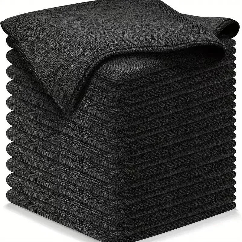 Multi-Use Microfiber Cleaning Towel - 30x30cm Ultra Soft Absorbent Cloth for Car Detailing, Polishing & Household