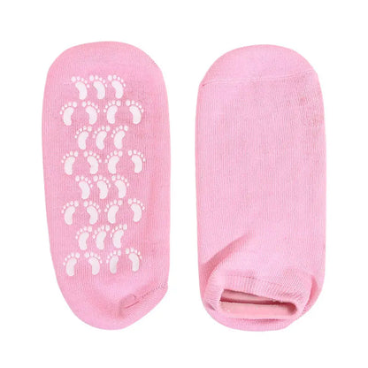 Reusable Silicone Moisturizing Mask Socks Exfoliating Anti Crack Protective Gloves Dry Dead Skin Remover Tools Hand Foot Care