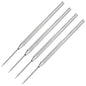 4pcs Aluminum Stick Detailing Needle Clay Tool Pottery Ceramics Tools Polymer Clay Sculpting Modeling DIY Tool Cake Accessories
