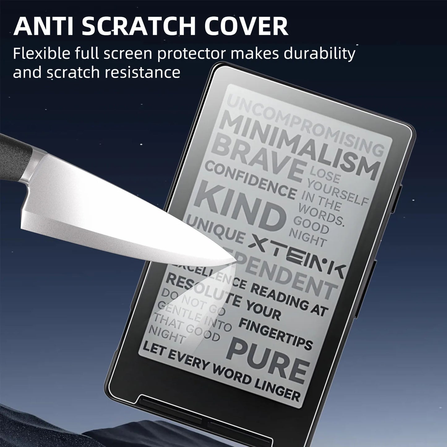 Anti-Falling Case And Anti-fingerprint Cover Film For XTEINK X4 Accessories Protective Case+HD Screen Protector For XTEINK X4