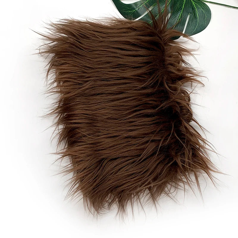 8cm Pile Length Imitation Fur Fabric Diy Cosplay Clothing Hairy Fur Fabric Bundle Long Hair Plush Fabrics By Meters Liquidations