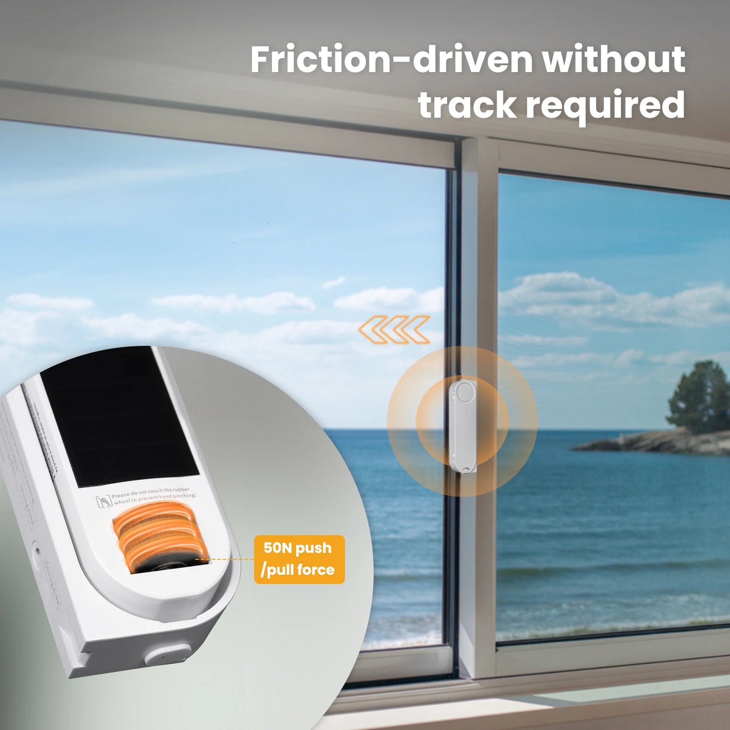 MOES Tuya ZigBee Smart Sliding Window Pusher Automatic Opener Closer Solar Charging App Remote Control Support Alexa Google Home