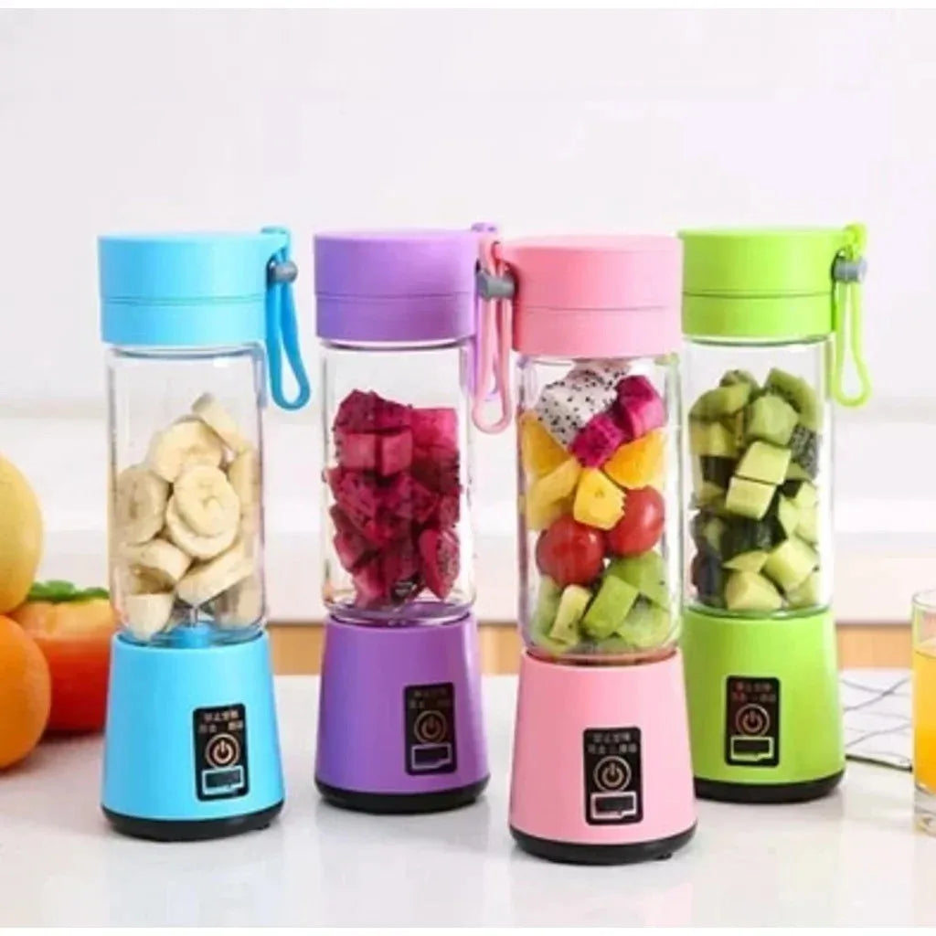 Mini 380ML Hand Fruit Blender Portable USB Rechargeable Juicer Cup for Shakes Smoothies Traveling Fruit Juicing Cup