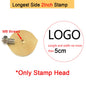 Custom Branding Iron Personalized LOGO Stamp for Woodworking Steak BBQ Leather Craft Brass Heating Tool DIY Steak Burger Wood