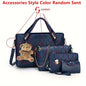 4pcs Geometric Pattern Tote Bag, Fashion Handbag Chian Crossbody Bag, Clutch Bag and Card Holder Purses and Handbags Hand Bag