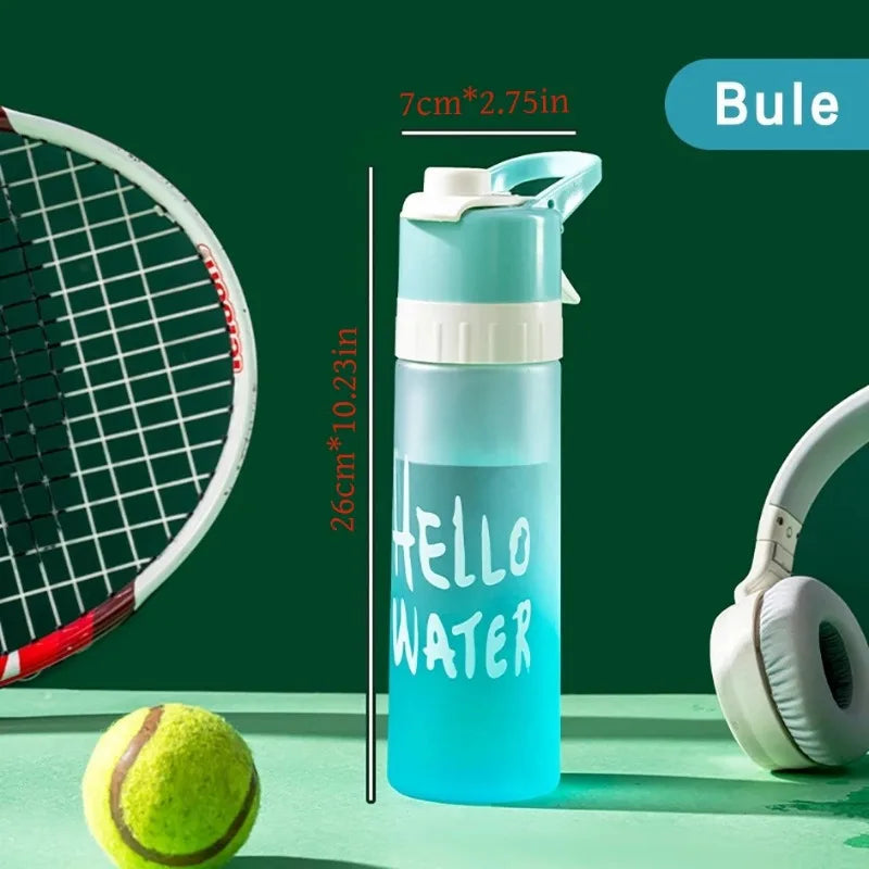 Large Capacity Spray Fog Water Bottle with Spray Mist Lightweight Portable Water Cooler Cool Down System Outdoor Activities