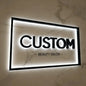 Custom 3D Business Logo Sign Large Personalized Illuminated LED Wall Signage Outdoor Backlit or Channel Letters for Storefront