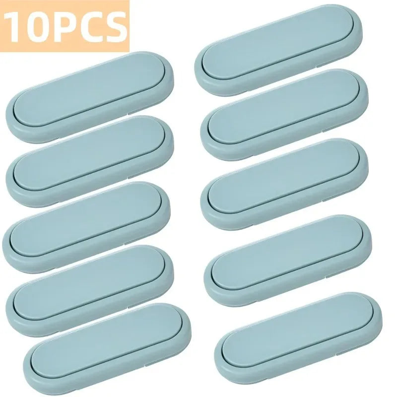 1/3/5/10Pcs Children's Drawer Safety Latch Cabinet Door Protection Baby Anti Pinch Hand Invisible Lock Opposite Wardrobe Lock
