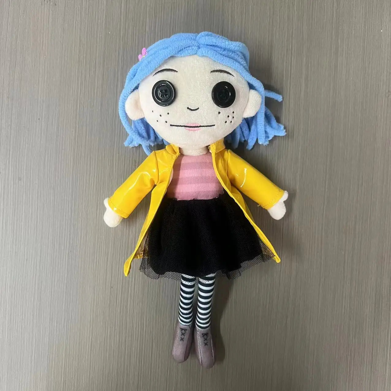 28cm Coraline Plush Stuff Cartoon Figure Kawaii Doll Soft Pillow Ugly Kids Cute Collectible Dolls Decoration Toys Birthday Gifts