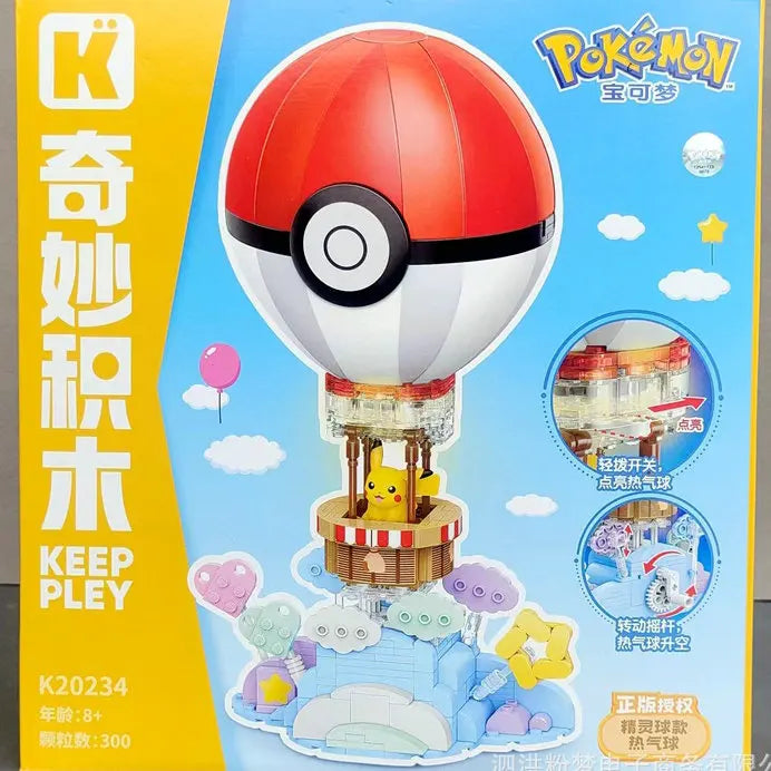 Pokemon Cartoon Pikachu Building Blocks Bulbasaur Toy Children's Assembled Model Pet Elf Kid Children Gift Compatible With Lego
