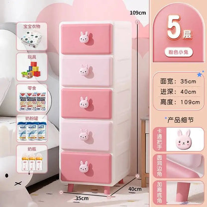 Cute Children Nightstands Nordic Pink Korean Children Nightstands Corner Cabinets Nachtkastje Kids Bedroom Furniture YN50CN