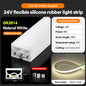LED flexible silicone light strip embedded 24V waterproof tubing linear lamp concealed installation flexible soft light strip