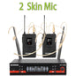SENNESAI Ew100g3 Professional Dual Wireless Microphone Stage Performance 2 Channels 600-699MHz UHF Karaoke Metal Handheld