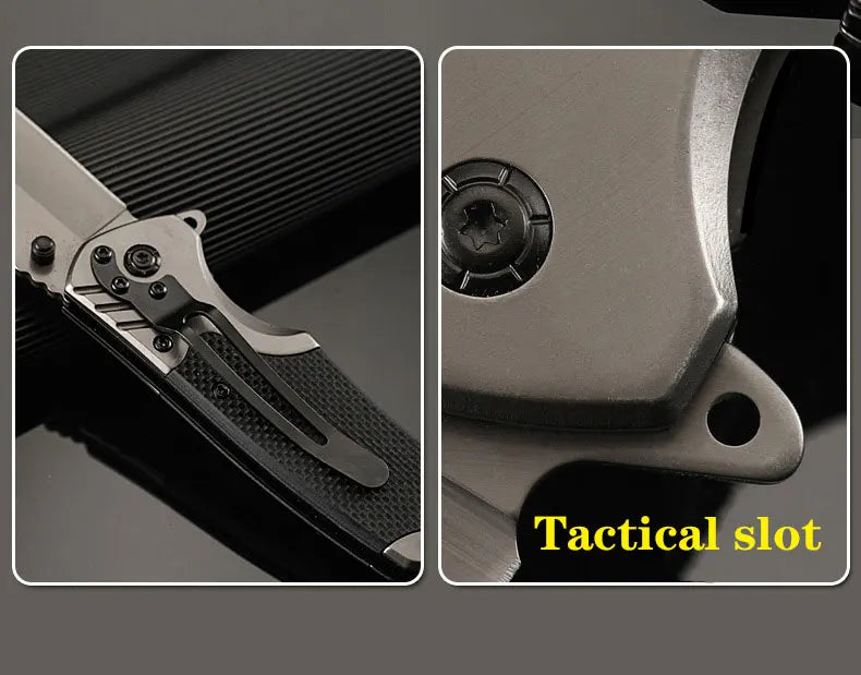 Compact folding knife with outdoor functions, stainless steel small knife, portable travel knife, fruit knife, for camping.