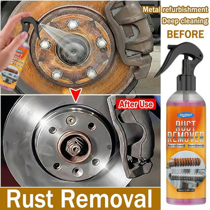 Multifunctional car rust remover used for removing rust providing surface protection on car brake pads iron metal surface 1/3PCS