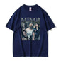 Kpop Ateez Mingi 2026 Graphic T Shirt Men's Hip Hop Korean O-Neck Short Sleeve T-shirts Glothing Fashion Vintage Cotton T-shirt