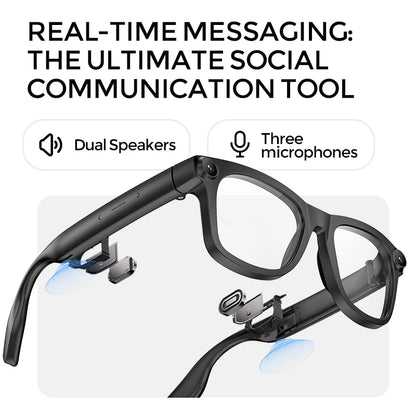2026 New 4K Lens Smart AI Glasses 800W Video Record Camera ChatGPT Bluetooth Call 100+ Language Translation Music Sunglasses Men