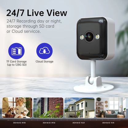 TYRVE 1080P Wifi IP Camera Outdoor CCTV Surveillance Camera 5x Digital Zoom Color Night Mini Security Camera Home Baby Monitor