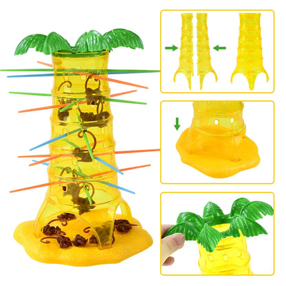 Multiplayer Tabletop Games Monkey Children Interesting Intelligence Toys Drop Down Parent-Child Interactive Board Game for Kids