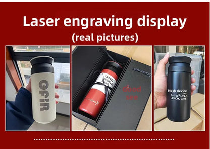 Portable Japanese Style 304 Stainless Steel Insulated Coffee Cup Spray Painted Element Cup Student Gift Car Use Thermos Mug