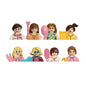 City Career 3D Building Block Dolls Toys Cartoon Character Models Mini Action Figures Educational Toys Children's Gifts