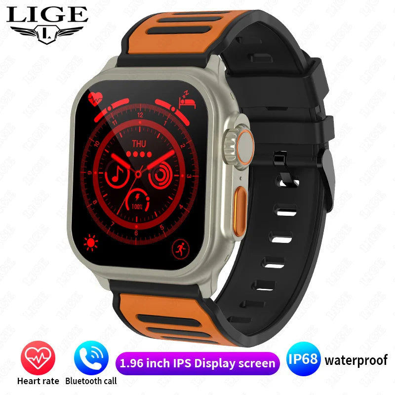 LIGE Women Smart Watch I68 Waterproof Bluetooth Call Watch for Women Smartwatch Ladies Sport Fitness Tracker Watches Men Watch