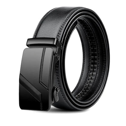 New Men's Belt PU Leather Belt Business High Quality Fashion Male Belt Automatic Buckle Belt for Popular