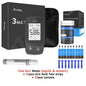 GUC 3in1 Multifunction Cholesterol Uric Acid Blood Glucose Meter Blood Sugar Test Strip Diabetes Glucometer Kit Gout Monitor