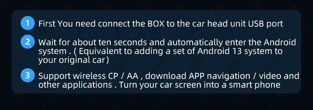 For BMW ID6 ID7 ID8 ID9 Wireless CarPlay AI Box for Wireless CarPlay Android Auto Intelligent Android 13 System 4+64GB 8+256GB