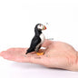 Hand Painted Simulation Bird Model Figures Toucan Peacock Owl Flamingo, Early Cognition Toy Cake Decoration For Children